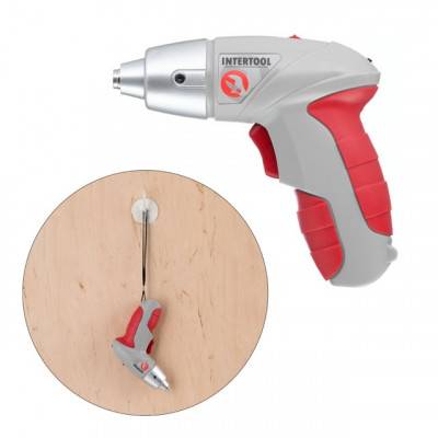 Будкрам купити Викрутка акумуляторна 3.6 В INTERTOOL DT-0301 Викрутка акумуляторна 3.6 В INTERTOOL DT-0301 3