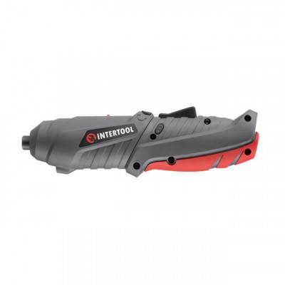 Будкрам купити Викрутка акумуляторна 3.6 В в кейсі INTERTOOL DT-0302 Викрутка акумуляторна 3.6 В в кейсі INTERTOOL DT-0302 4