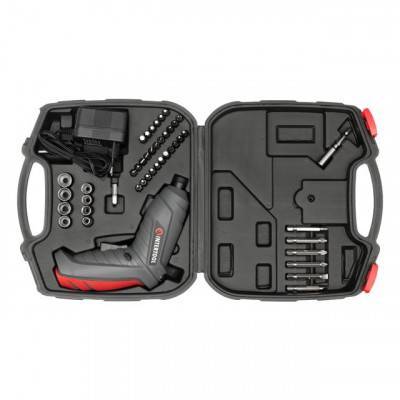 Будкрам купити Викрутка акумуляторна 3.6 В в кейсі INTERTOOL DT-0302 Викрутка акумуляторна 3.6 В в кейсі INTERTOOL DT-0302 9