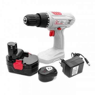 Будкрам купить Дрель-шуруповерт аккумуляторная NiCd 18В, 1 аккумулятор, 1.2Ач, 0-10мм, 16Нм INTERTOOL DT-0312 Дрель-шуруповерт аккумуляторная NiCd 18В, 1 аккумулятор, 1.2Ач, 0-10мм, 16Нм INTERTOOL DT-0312 3