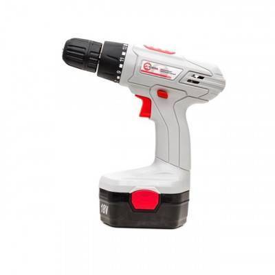 Будкрам купить Дрель-шуруповерт аккумуляторная NiCd 18В, 1 аккумулятор, 1.2Ач, 0-10мм, 16Нм INTERTOOL DT-0312