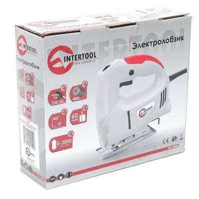 Будкрам купить Электролобзик 400 Вт, 500-3000 ход/мин, глубина распила 55 мм INTERTOOL DT-0445 Электролобзик 400 Вт, 500-3000 ход/мин, глубина распила 55 мм INTERTOOL DT-0445 2