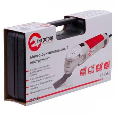 Будкрам купити Багатофункціональний інструмент (реноватор), 550 Вт., 10000-18500 хід/хв INTERTOOL DT-0525 Багатофункціональний інструмент (реноватор), 550 Вт., 10000-18500 хід/хв INTERTOOL DT-0525 4