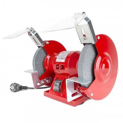 Будкрам купити Верстат точильний настільний з двома шліфкругами 120 Вт, 2950 об / хв, 150Х16Х12, 7 мм INTERTOOL DT-0807