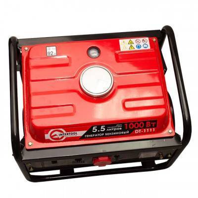 Будкрам купить Генератор бензиновый INTERTOOL DT-1111, 1,2 кВт/1 кВт, ручной пуск  Генератор бензиновый INTERTOOL DT-1111, 1,2 кВт/1 кВт, ручной пуск  4