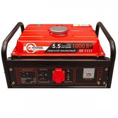 Будкрам купить Генератор бензиновый INTERTOOL DT-1111, 1,2 кВт/1 кВт, ручной пуск  Генератор бензиновый INTERTOOL DT-1111, 1,2 кВт/1 кВт, ручной пуск  5