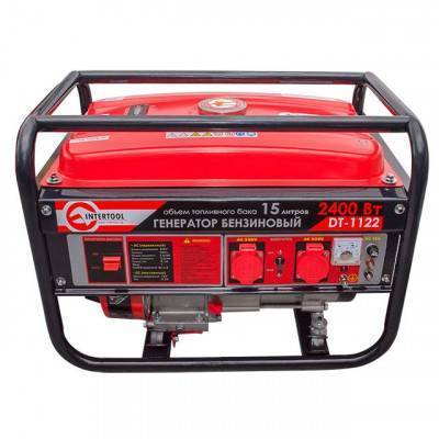 Будкрам купить Генератор бензиновый INTERTOOL DT-1122, 2,4 кВт/2,2 кВт, ручной пуск Генератор бензиновый INTERTOOL DT-1122, 2,4 кВт/2,2 кВт, ручной пуск 2