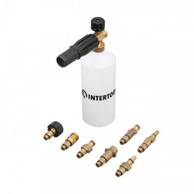 Будкрам купити Насадка-піногенератор універсальна для мийок високого тиску, 1000 мл INTERTOOL DT-1536 Насадка-піногенератор універсальна для мийок високого тиску, 1000 мл INTERTOOL DT-1536 2