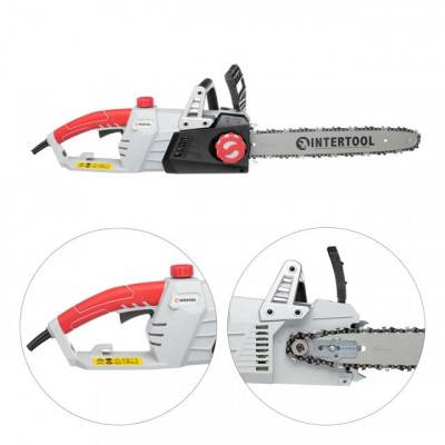 Будкрам купить Пила цепная электрическая 2200Вт, шина 40см, SDS-система натяжки цепи, прямой двигатель. INTERTOOL DT-2203 Пила цепная электрическая 2200Вт, шина 40см, SDS-система натяжки цепи, прямой двигатель. INTERTOOL DT-2203 4