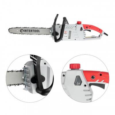 Будкрам купить Пила цепная электрическая 2200Вт, шина 40см, SDS-система натяжки цепи, прямой двигатель. INTERTOOL DT-2203 Пила цепная электрическая 2200Вт, шина 40см, SDS-система натяжки цепи, прямой двигатель. INTERTOOL DT-2203 5