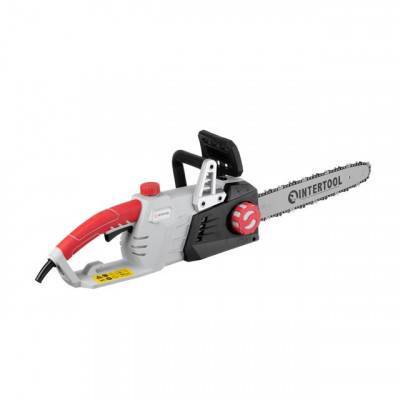 Будкрам купить Пила цепная электрическая 2200Вт, шина 40см, SDS-система натяжки цепи, прямой двигатель. INTERTOOL DT-2203