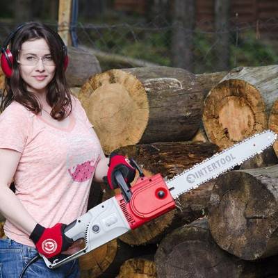 Будкрам купити Пила ланцюгова 2400 Вт, 800 м / хв, шина 40 см, 230 в, прямий двигун INTERTOOL DT-2204 Пила ланцюгова 2400 Вт, 800 м / хв, шина 40 см, 230 в, прямий двигун INTERTOOL DT-2204 7