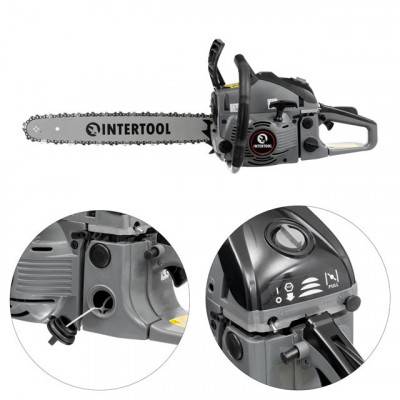 Будкрам купить Бензопила (мотопила) цепная 2.2 кВт., 52 см3, шина 45 см., 3200 об/мин INTERTOOL DT-2208 Бензопила (мотопила) цепная 2.2 кВт., 52 см3, шина 45 см., 3200 об/мин INTERTOOL DT-2208 5