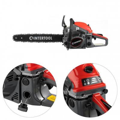 Будкрам купить Бензопила (мотопила) цепная 2.2 кВт., 52 см3, шина 45 см., 3200 об/мин INTERTOOL DT-2209 Бензопила (мотопила) цепная 2.2 кВт., 52 см3, шина 45 см., 3200 об/мин INTERTOOL DT-2209 4