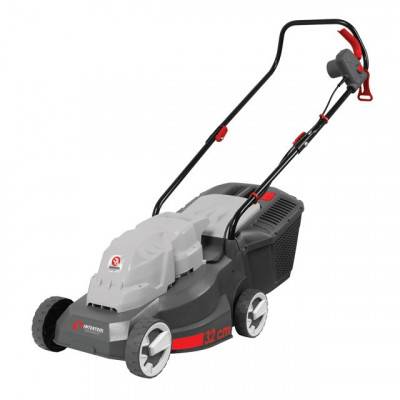 Будкрам купить Газонокосилка электрическая 1000Вт, 230В, 3500об/мин, ширина захвата 320мм, высота среза 20/40/60мм, контейнер 25литров INTERTOOL DT-2261