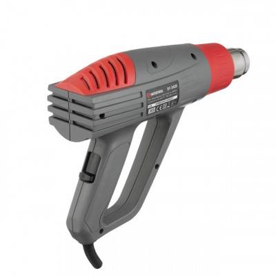 Будкрам купити Фен технічний 2000 Вт, 3 режими, 60-600 град., 300-500 л/хв INTERTOOL DT-2420 Фен технічний 2000 Вт, 3 режими, 60-600 град., 300-500 л/хв INTERTOOL DT-2420 3
