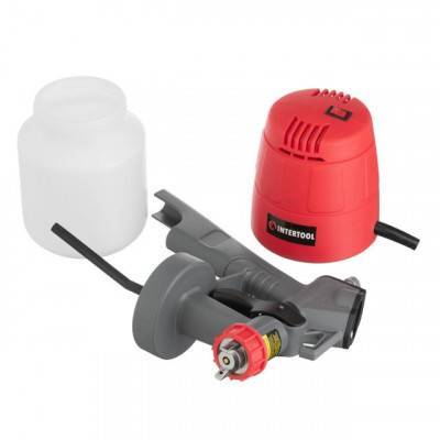 Будкрам купити Краскопульт електричний HVLP 450 Вт., форсунка 1.5 мм, бачок 1л., 0.14-0.35 Бар, 100-200 мл/хв INTERTOOL DT-5045 Краскопульт електричний HVLP 450 Вт., форсунка 1.5 мм, бачок 1л., 0.14-0.35 Бар, 100-200 мл/хв INTERTOOL DT-5045 7