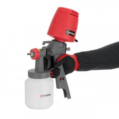 Будкрам купити Краскопульт електричний HVLP 450 Вт., форсунка 1.5 мм, бачок 1л., 0.14-0.35 Бар, 100-200 мл/хв INTERTOOL DT-5045 Краскопульт електричний HVLP 450 Вт., форсунка 1.5 мм, бачок 1л., 0.14-0.35 Бар, 100-200 мл/хв INTERTOOL DT-5045 9