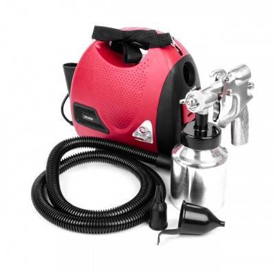 Будкрам купити Краскопульт електричний HVLP 600 Вт., форсунка 1.8 мм, бачок 1л., 0.14-0.70 Бар, 450-550 мл/хв INTERTOOL DT-5060 Краскопульт електричний HVLP 600 Вт., форсунка 1.8 мм, бачок 1л., 0.14-0.70 Бар, 450-550 мл/хв INTERTOOL DT-5060 2