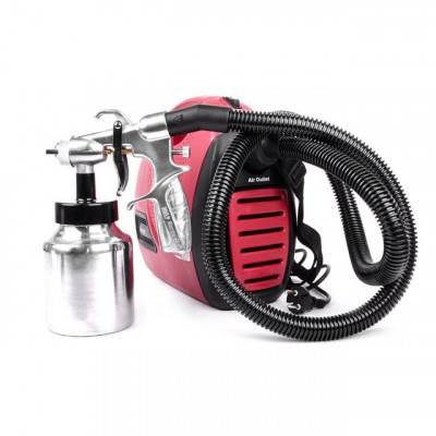 Будкрам купити Краскопульт електричний HVLP 600 Вт., форсунка 1.8 мм, бачок 1л., 0.14-0.70 Бар, 450-550 мл/хв INTERTOOL DT-5060 Краскопульт електричний HVLP 600 Вт., форсунка 1.8 мм, бачок 1л., 0.14-0.70 Бар, 450-550 мл/хв INTERTOOL DT-5060 3