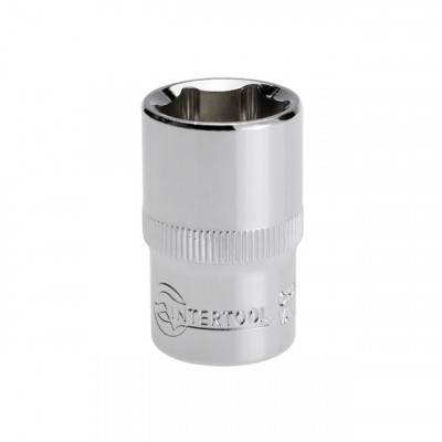 Будкрам купити Головка шестигранна 1/2", 17x38 мм, хром-ванадій INTERTOOL ET-0017 Головка шестигранна 1/2", 17x38 мм, хром-ванадій INTERTOOL ET-0017 2