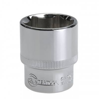 Будкрам купить Головка шестигранная 1/2", 27x42 мм, хром-ванадий INTERTOOL ET-0027 Головка шестигранная 1/2", 27x42 мм, хром-ванадий INTERTOOL ET-0027 2