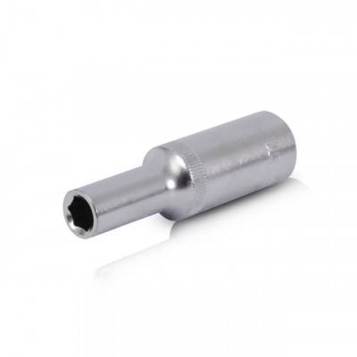 Будкрам купити Головка шестигранна подовжена 1/2", 8x78 мм, хром-ванадій INTERTOOL ET-0108