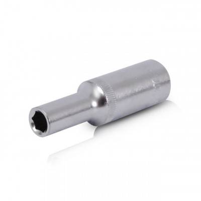 Будкрам купити Головка шестигранна подовжена 1/2", 11x78 мм, хром-ванадій INTERTOOL ET-0111