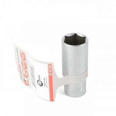 Будкрам купити Голівка шестигранна подовжена 1/2", 24мм*78мм, Хром-Ванадиум INTERTOOL ET-0124 Голівка шестигранна подовжена 1/2", 24мм*78мм, Хром-Ванадиум INTERTOOL ET-0124 4