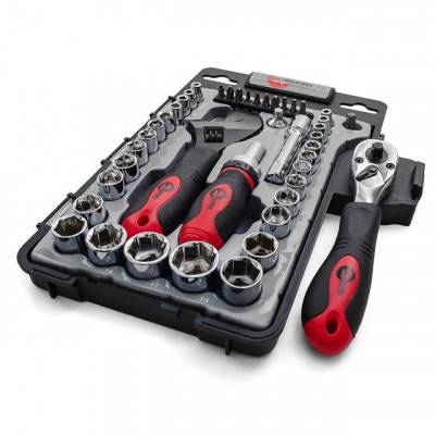 Будкрам купити Набір інструменту 43 од., 3/8 "&amp; 1/4", Cr-V INTERTOOL ET-6003 Набір інструменту 43 од., 3/8 "&amp; 1/4", Cr-V INTERTOOL ET-6003 4