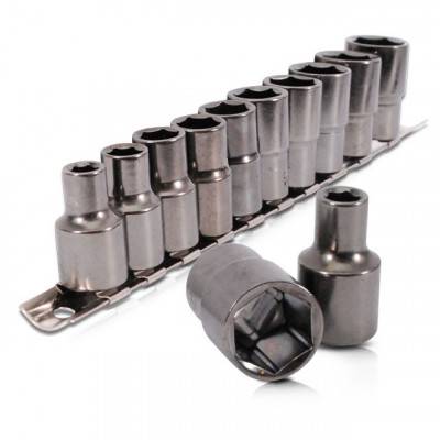 Будкрам купить Набор головок 8-19, 1/2", 10 ед. INTERTOOL ET-6006