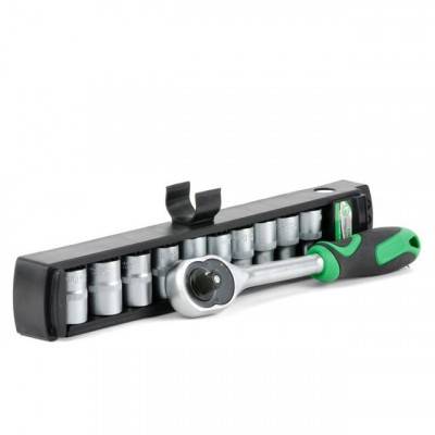 Будкрам купить Набор головок 10 шт 1/4" c трещеткой INTERTOOL ET-6008