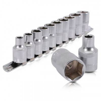 Будкрам купить Набор головок 8-19 мм, 1/2", 10 ед. INTERTOOL ET-6012