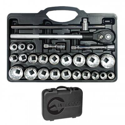 Будкрам купить Профессиональный набор инструментов 3/4", 26 ед INTERTOOL ET-6026
