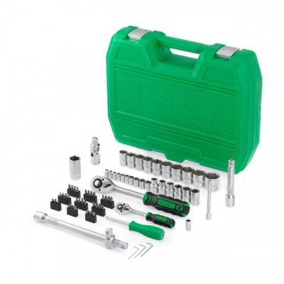 Будкрам купити Набір інструментів 72ЕД., 1/2" і 1/4" INTERTOOL ET-6072SP Набір інструментів 72ЕД., 1/2" і 1/4" INTERTOOL ET-6072SP 2