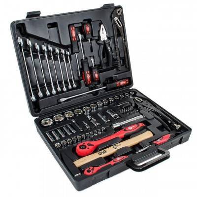 Будкрам купити Професійний набір інструменту 1/2" &amp; 1/4 " 72 од. INTERTOOL ET-6073