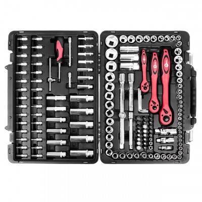 Будкрам купити Професійний набір інструментів 1/4" &amp; 3/8" &amp; 1/2 " 151ед, Cr-V INTERTOOL ET-7151 Професійний набір інструментів 1/4" &amp; 3/8" &amp; 1/2 " 151ед, Cr-V INTERTOOL ET-7151 2