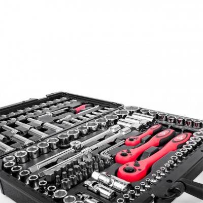 Будкрам купити Професійний набір інструментів 1/4" &amp; 3/8" &amp; 1/2 " 151ед, Cr-V INTERTOOL ET-7151 Професійний набір інструментів 1/4" &amp; 3/8" &amp; 1/2 " 151ед, Cr-V INTERTOOL ET-7151 3