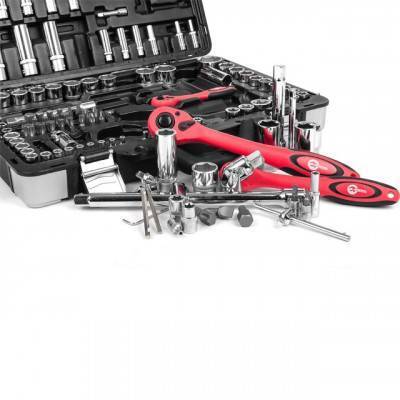 Будкрам купити Професійний набір інструментів 1/4" &amp; 3/8" &amp; 1/2 " 151ед, Cr-V INTERTOOL ET-7151 Професійний набір інструментів 1/4" &amp; 3/8" &amp; 1/2 " 151ед, Cr-V INTERTOOL ET-7151 5