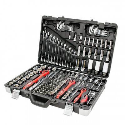 Будкрам купити Професійний набір інструментів, 1/4" &amp; 3/8" &amp; 1/2", 176 од. INTERTOOL ET-7176