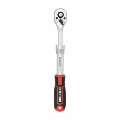 Будкрам купить Рукоятка с храповым механизмом телескопическая, 72 зуба 3/8", Cr-V STORM INTERTOOL ET-8005 Рукоятка с храповым механизмом телескопическая, 72 зуба 3/8", Cr-V STORM INTERTOOL ET-8005 3