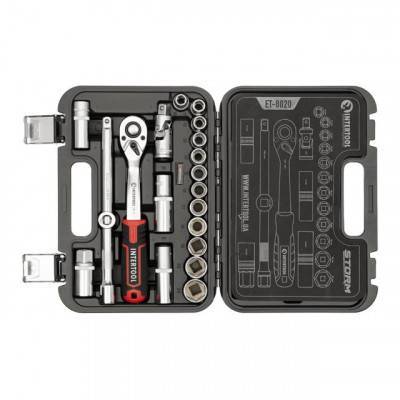 Будкрам купить Набор инструментов 20 ед. STORM, 1/2", Сr-V INTERTOOL ET-8020 Набор инструментов 20 ед. STORM, 1/2", Сr-V INTERTOOL ET-8020 2