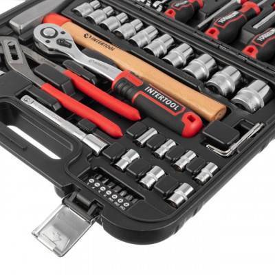 Будкрам купити Набір інструментів 1/2 "&amp; 1/4", 56ед., Cr-V STORM INTERTOOL ET-8056 Набір інструментів 1/2 "&amp; 1/4", 56ед., Cr-V STORM INTERTOOL ET-8056 7