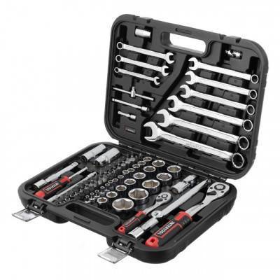Будкрам купити Набір інструментів 1/2" &amp; 1/4", 82ед., Cr-V STORM INTERTOOL ET-8082