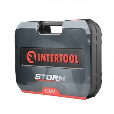 Будкрам купити Набір інструментів 111 од. STORM, 1/2", 1/4", Сг-V INTERTOOL ET-8111 Набір інструментів 111 од. STORM, 1/2", 1/4", Сг-V INTERTOOL ET-8111 18