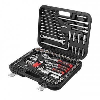 Будкрам купити Набір інструментів 1/2" &amp; 3/8" &amp; 1/4", 126ед., Cr-V STORM INTERTOOL ET-8126