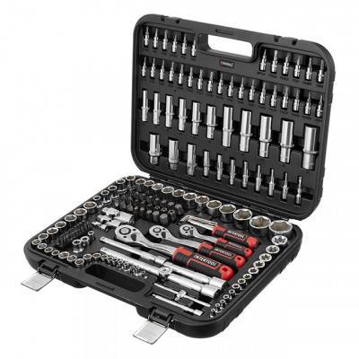 Будкрам купити Набір інструментів 1/2" &amp; 3/8" &amp; 1/4", 171ед., Cr-V STORM INTERTOOL ET-8171