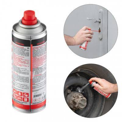 Будкрам купить Смазка проникающая универсальная, аэрозоль 200 мл INTERTOOL FS-4020 Смазка проникающая универсальная, аэрозоль 200 мл INTERTOOL FS-4020 3