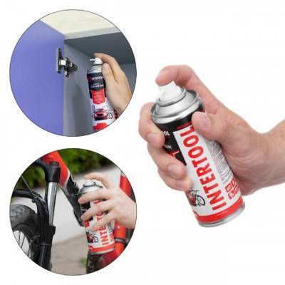 Будкрам купить Cмазка "Силикон", аэрозоль 200 мл INTERTOOL FS-6020 Cмазка "Силикон", аэрозоль 200 мл INTERTOOL FS-6020 4