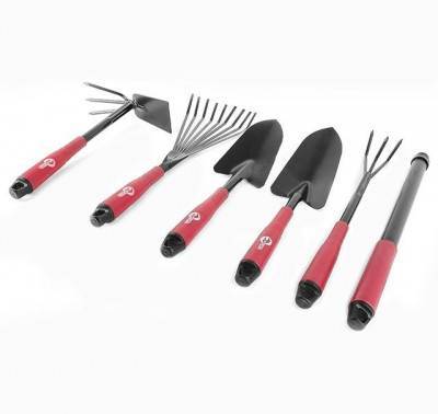 Будкрам купить Набор огородный: лопата 330 мм, грабли 330 мм, грабли веерные 400 мм, сапка огородная 330 мм, удлинитель INTERTOOL FT-0020 Набор огородный: лопата 330 мм, грабли 330 мм, грабли веерные 400 мм, сапка огородная 330 мм, удлинитель INTERTOOL FT-0020 2